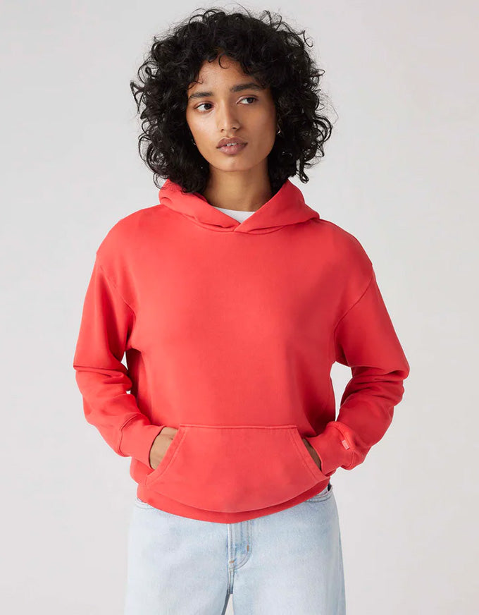 Heritage Hoody Garment Dye Cherry