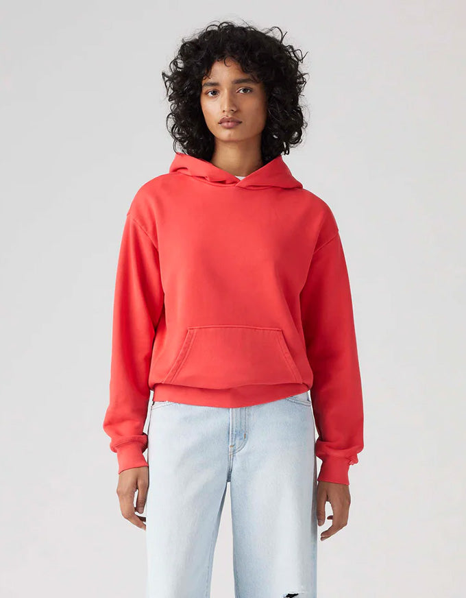 Heritage Hoody Garment Dye Cherry