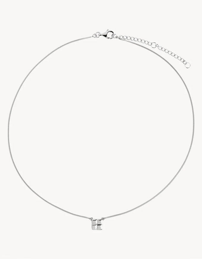 Weave Silver Necklace