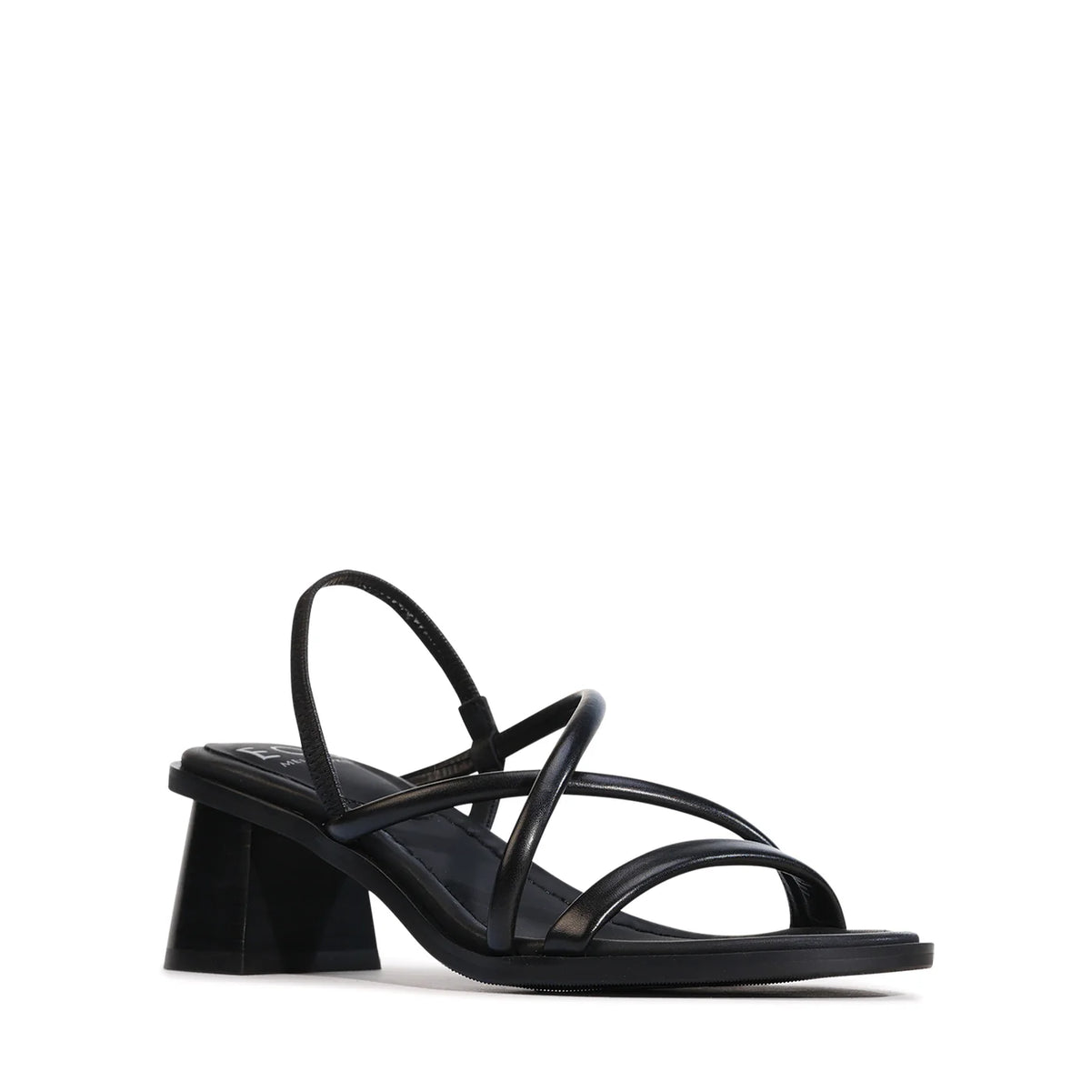 Winnie Heels Black Leather