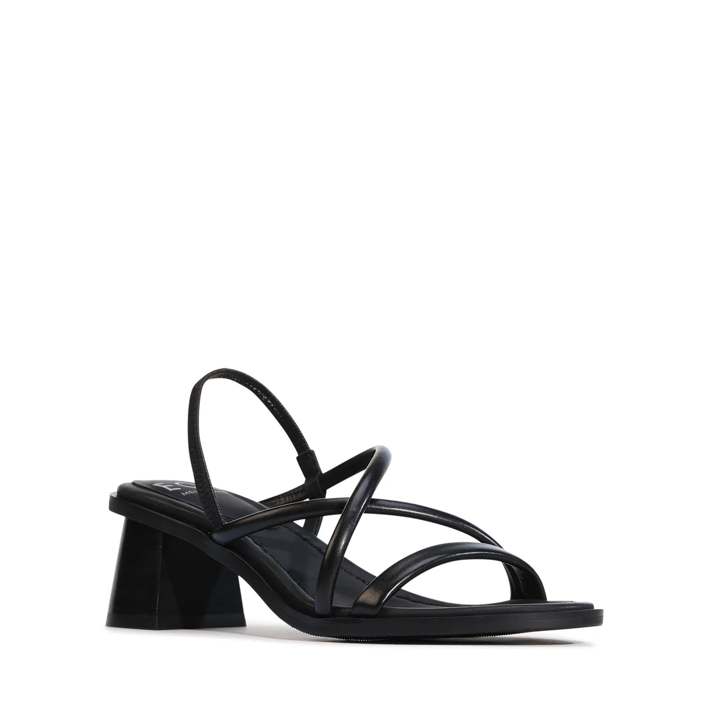Winnie Heels Black Leather