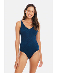 Amalfi V Neck Plunge One Piece
