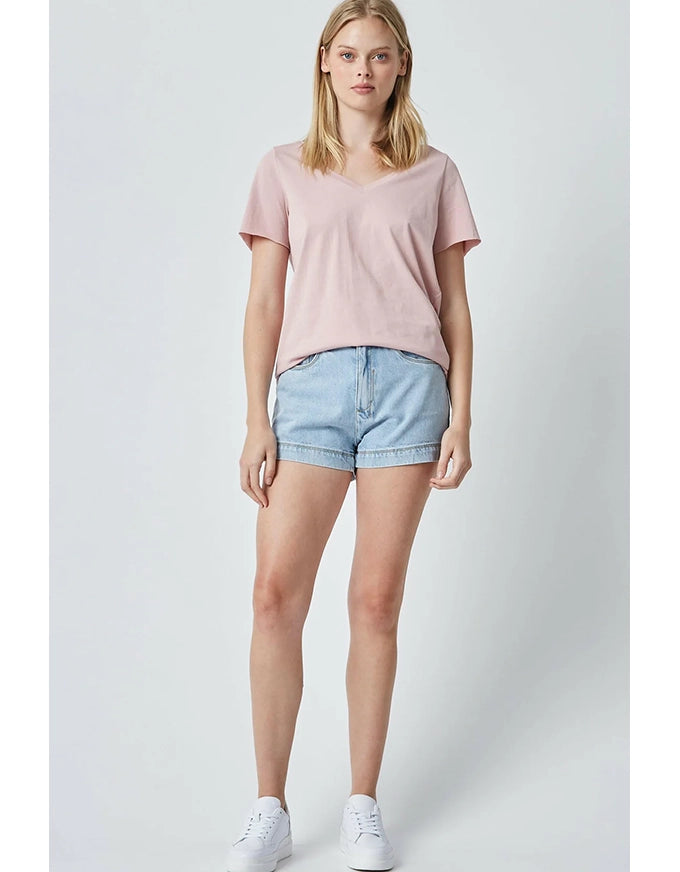 Yenny V Tee Dusty Pink