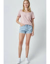 Yenny V Tee Dusty Pink