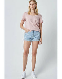 Yenny V Tee Dusty Pink