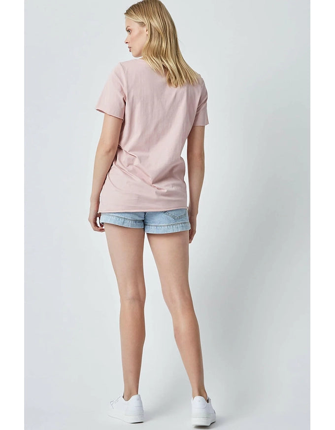 Yenny V Tee Dusty Pink