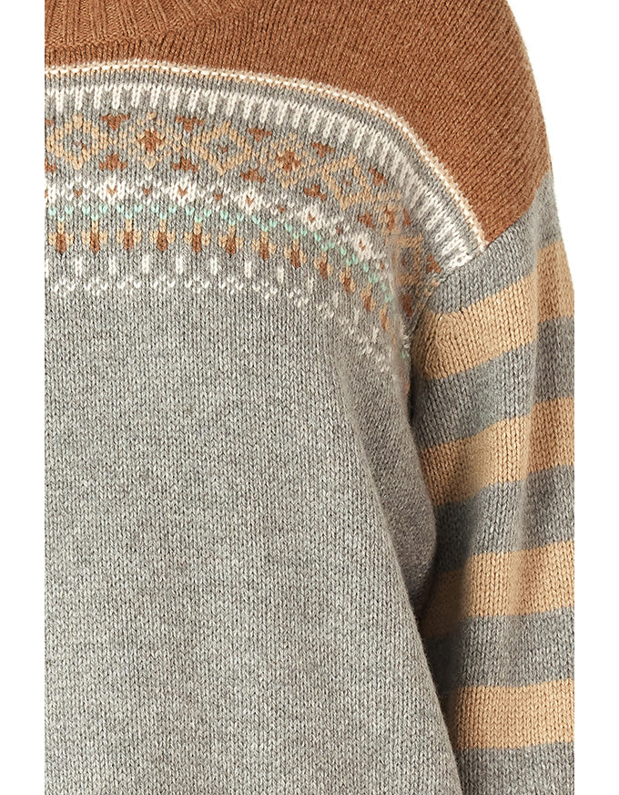 Fairisle Knit Jumper Goose