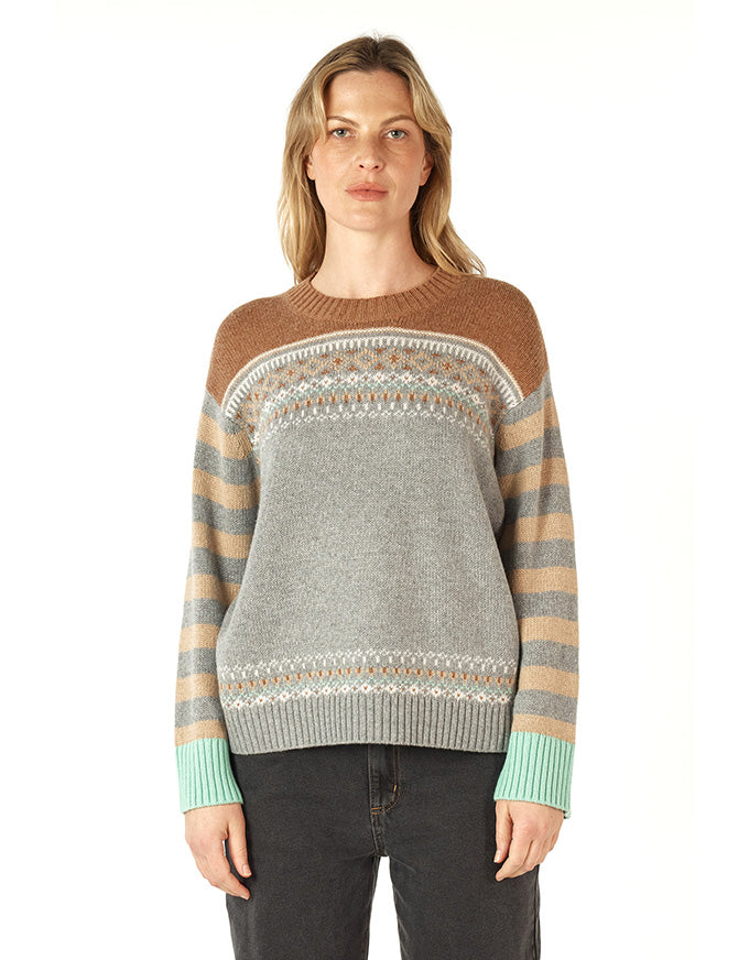Fairisle Knit Jumper Goose