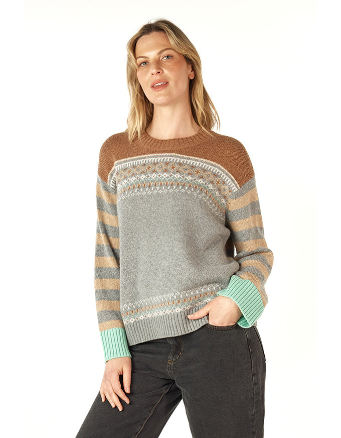 Fairisle Knit Jumper Goose