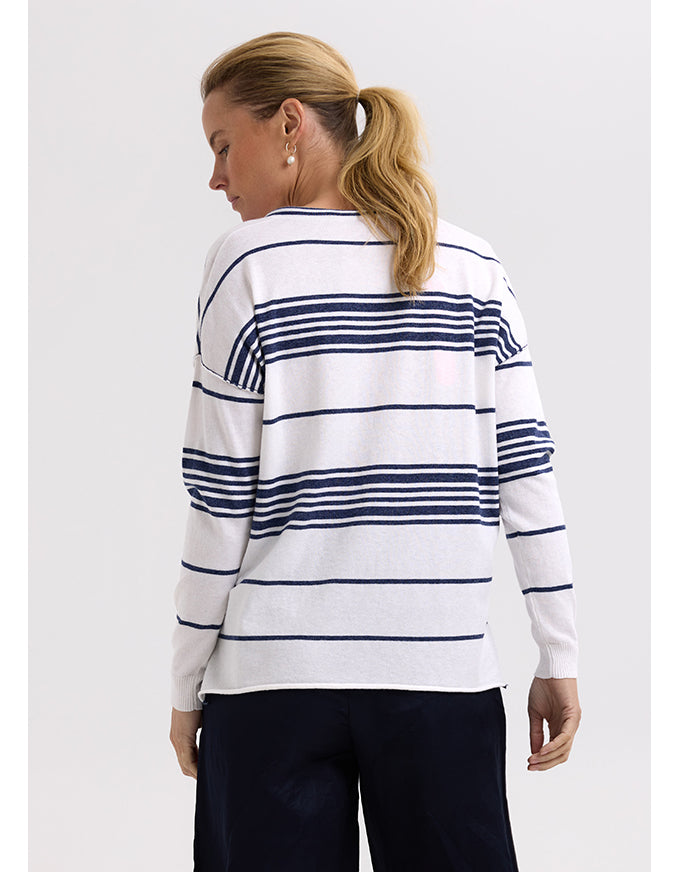 Beach Bum Jumper White