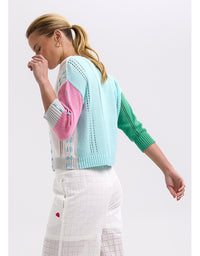 Thread Detail Cardi Apple