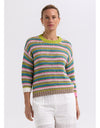 Chunky Stripe Jumper Chartreuse
