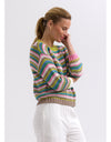 Chunky Stripe Jumper Chartreuse