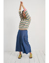 Chunky Stripe Jumper Chartreuse