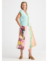 Crochet Trim Tank - Seamist