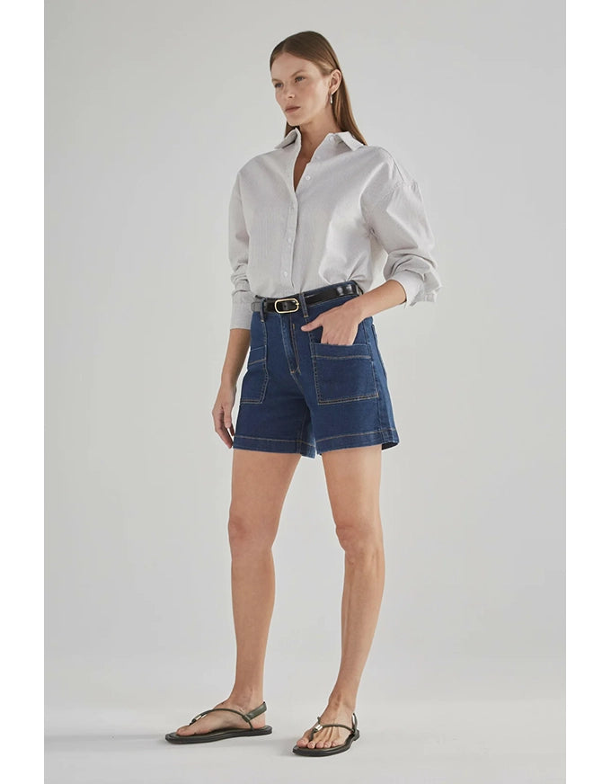 Zaplin Denim Shorts Paris Blue