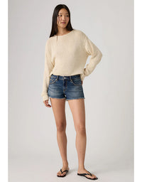 Low Denim Shorts - Free Lunch