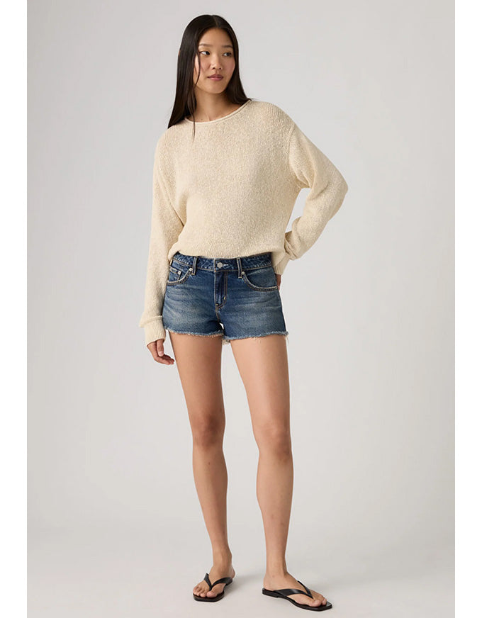 Low Denim Shorts - Free Lunch