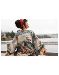 Hold Fast Pixie Cropped Bamboo Kimono