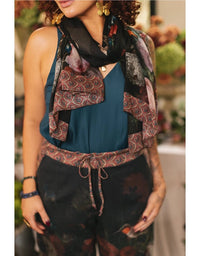 Flight Of Fancy Floral Bamboo Scarf