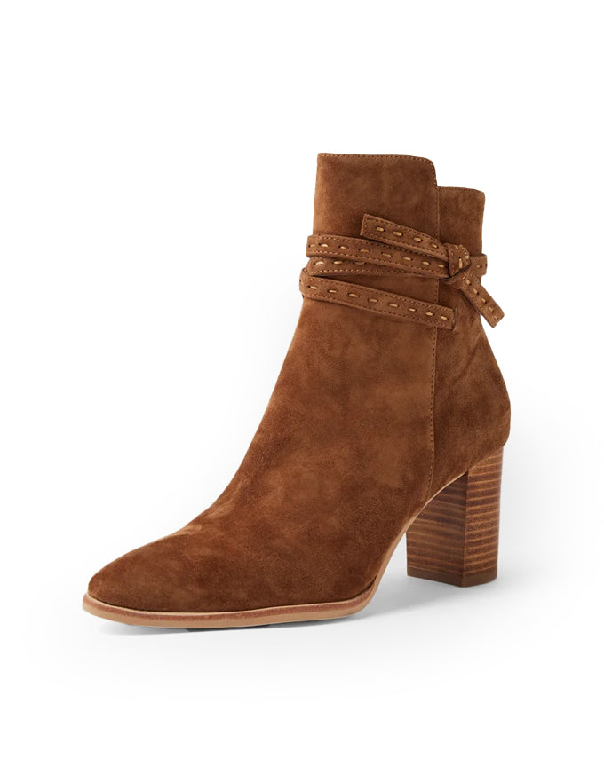 Adaire Ankle Boots Suede Nutmeg