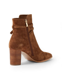 Adaire Ankle Boots Suede Nutmeg