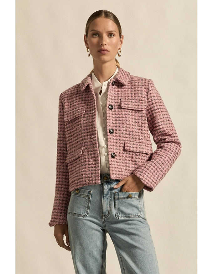 Adjoin Jacket Rose Boucle