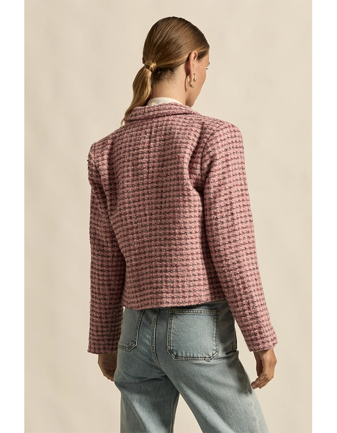 Adjoin Jacket Rose Boucle