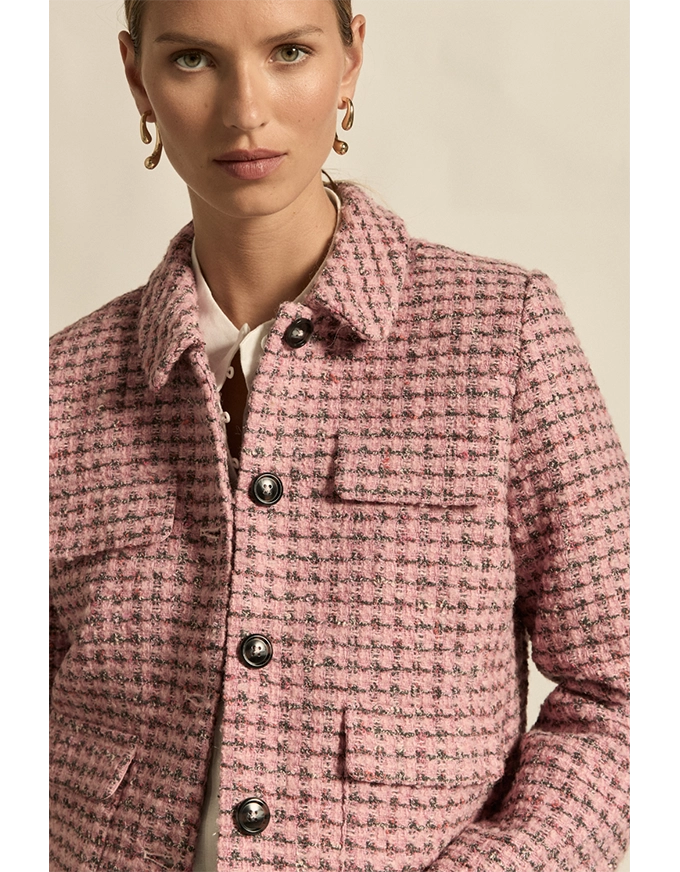 Adjoin Jacket Rose Boucle