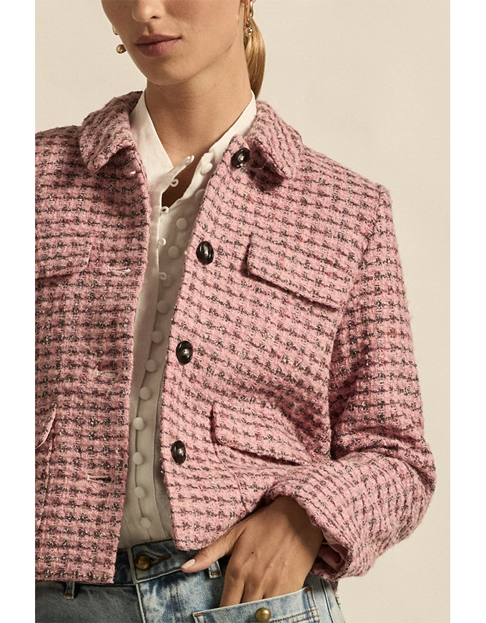 Adjoin Jacket Rose Boucle