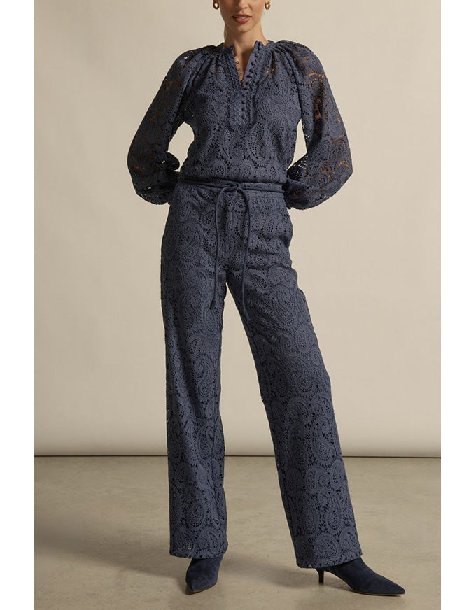 Adorn Top Dusk Paisley Lace