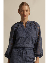 Adorn Top Dusk Paisley Lace