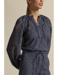 Adorn Top Dusk Paisley Lace