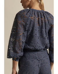 Adorn Top Dusk Paisley Lace