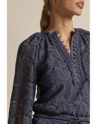 Adorn Top Dusk Paisley Lace