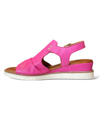 Alfie Sandals Fuchsia Leather