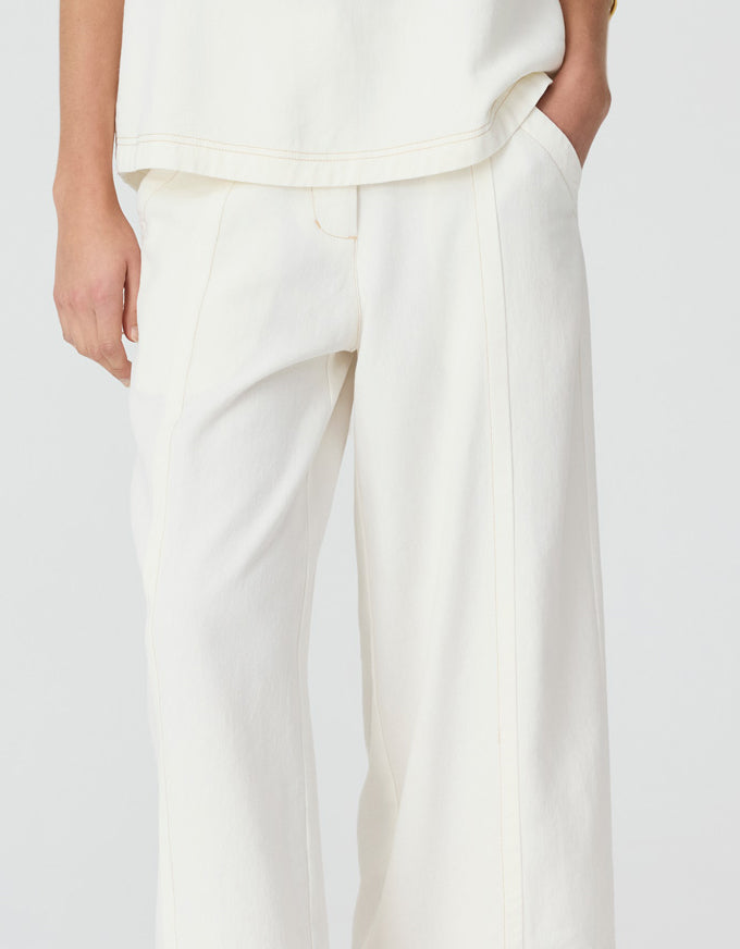 Anise Crop Pant Chalk