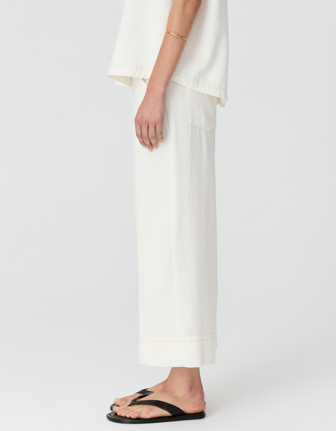 Anise Crop Pant Chalk