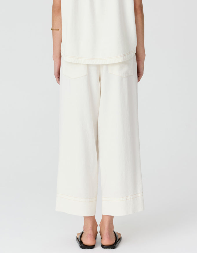 Anise Crop Pant Chalk