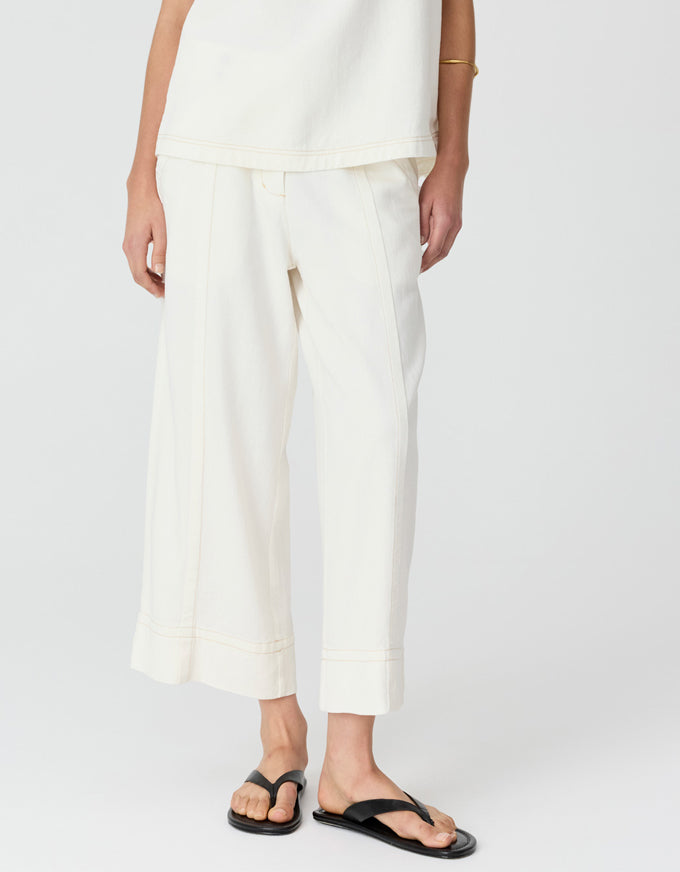 Anise Crop Pant Chalk