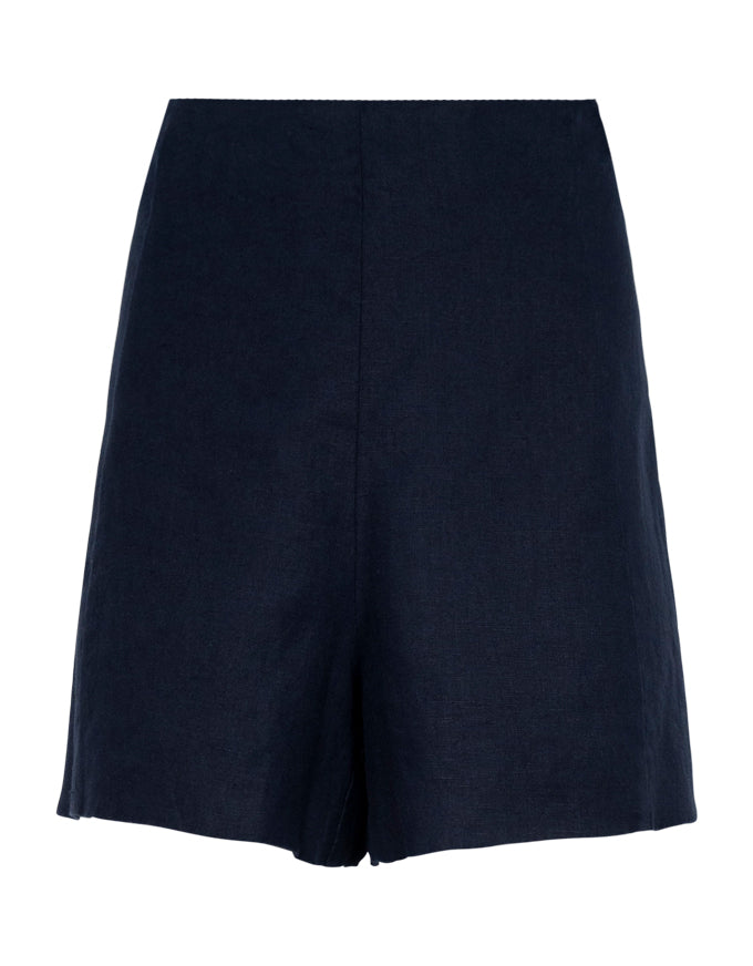 Arlo Linen Shorts Navy