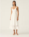 Arya Midi Dress White