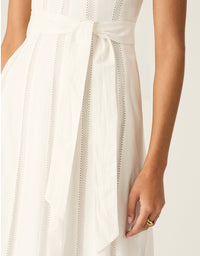 Arya Midi Dress White