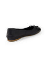 Aydas Flats Black Leather