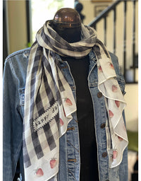 Happy Days Gingham Bamboo Scarf