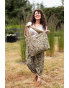 Born To Run Linen Market Tote