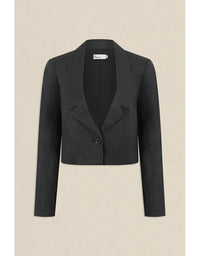 Bask Jacket Midnight Linen