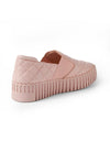 Batley Dusty Pink Leather Sneakers