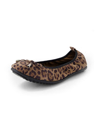 Belin Ballet Flats Taupe Leopard