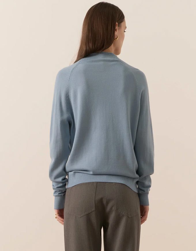 Bennet Funnel Neck Blue